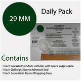 Condom Catheter 29mm GeeWhiz   Daily Pack Of 10 Condom Catheters - Geewhiz Condom Catheter